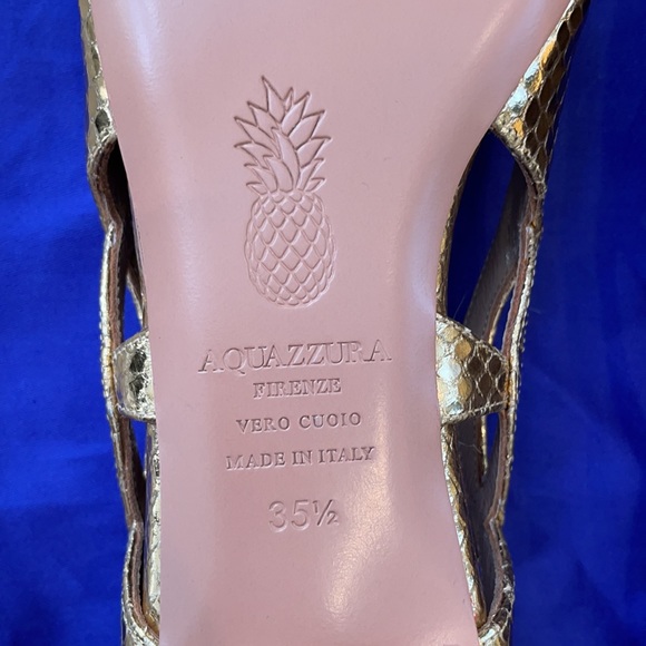 New Forever Snake Embossed Pointed Toe Flat 35.5 (runs large) - Picture 6 of 10